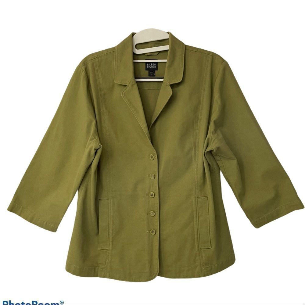 Eileen Fisher Green Jacket